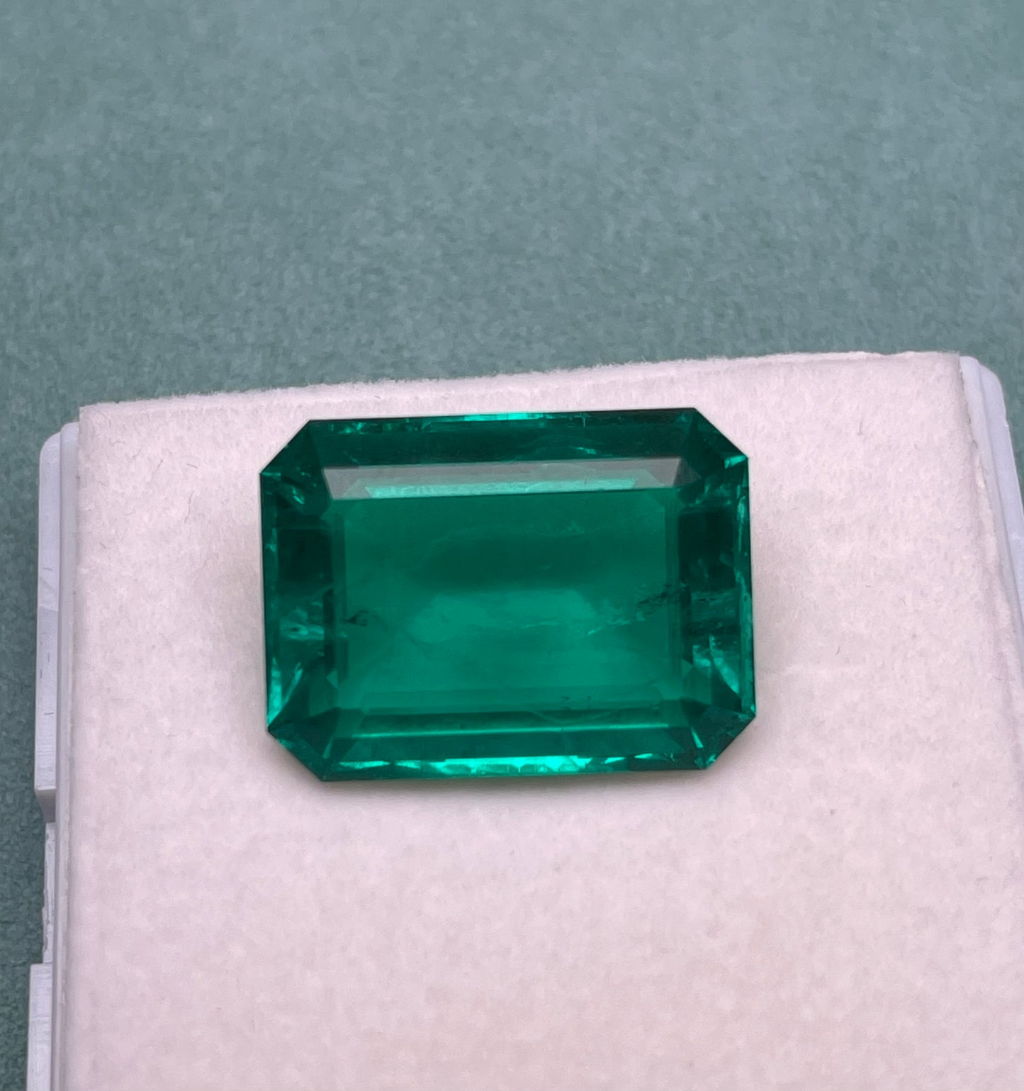 Pirmiana 27.73ct Emerald Cut Lab Grown Emerald