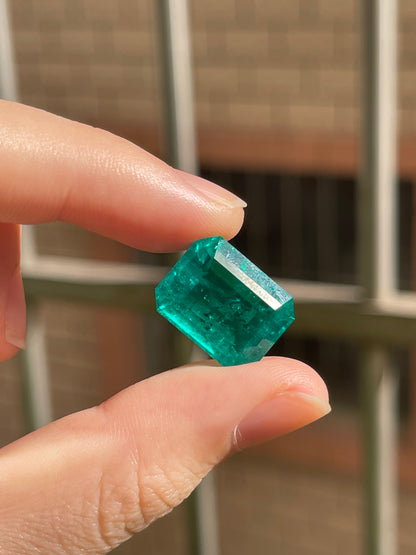 Pirmiana 14.12ct Emerald Cut Lab Grown Emerald