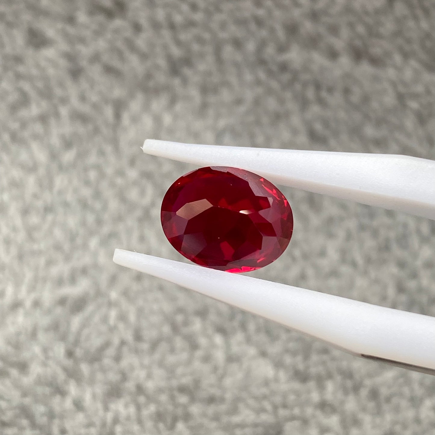 Pirmiana 1.43-9.36ct Oval Shape Pigeon Blood Red Lab Grown Ruby Loose Stones For Jewerly Making
