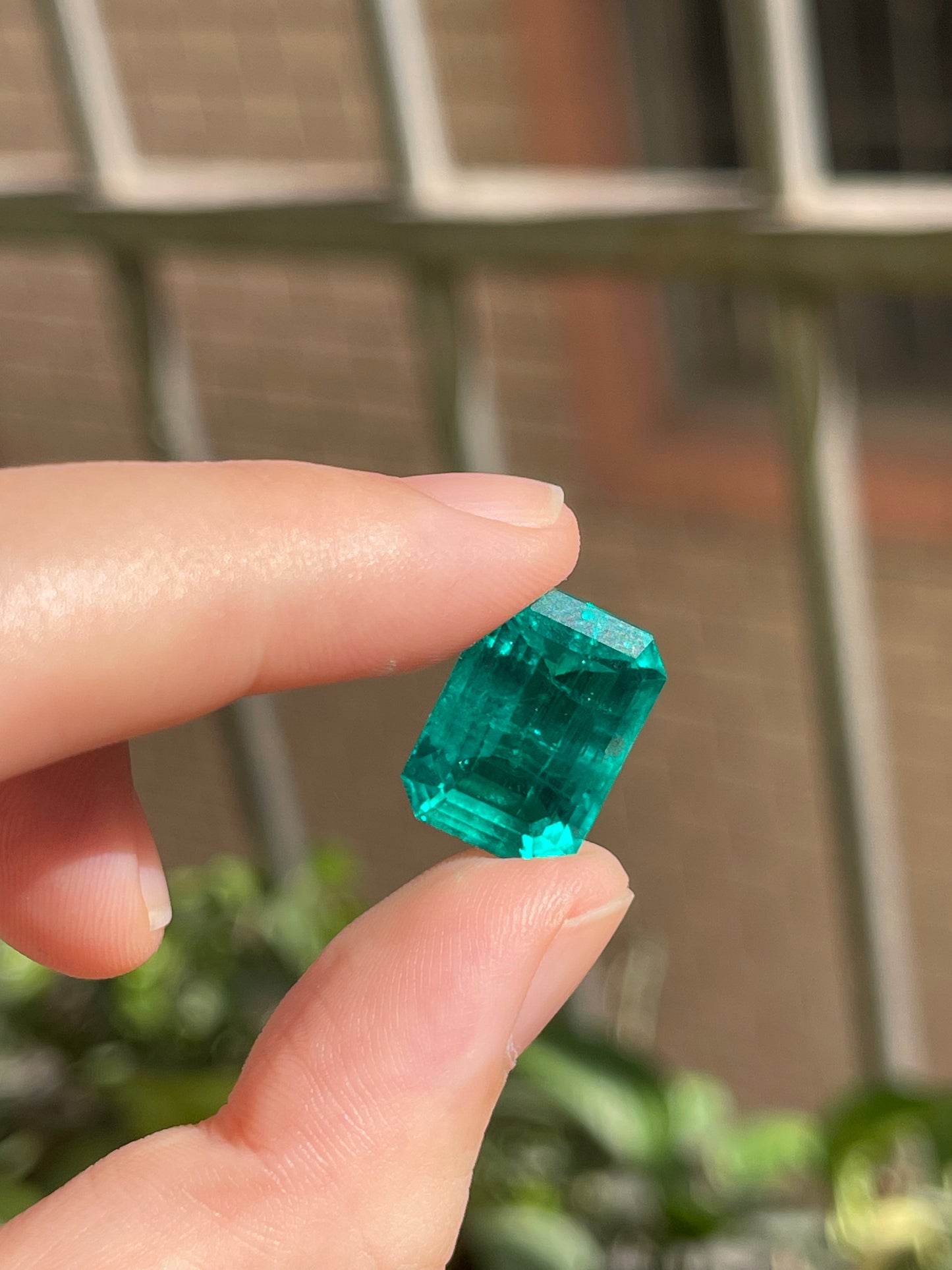 Pirmiana 12.05ct Emerald Cut Lab Grown Emerald