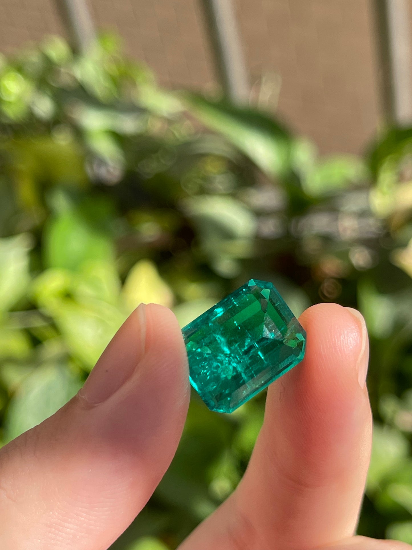 Pirmiana 9.32ct Emerald Cut Lab Grown Emeral