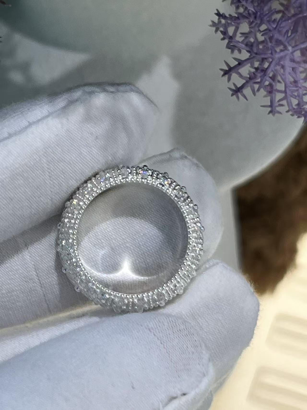 Pirmiana Luxury S925 Silver Various Styles Fashion Luxury S925 Silver Moissanite Diamond Ring Fashion Wedding Band Engagement Jewelry