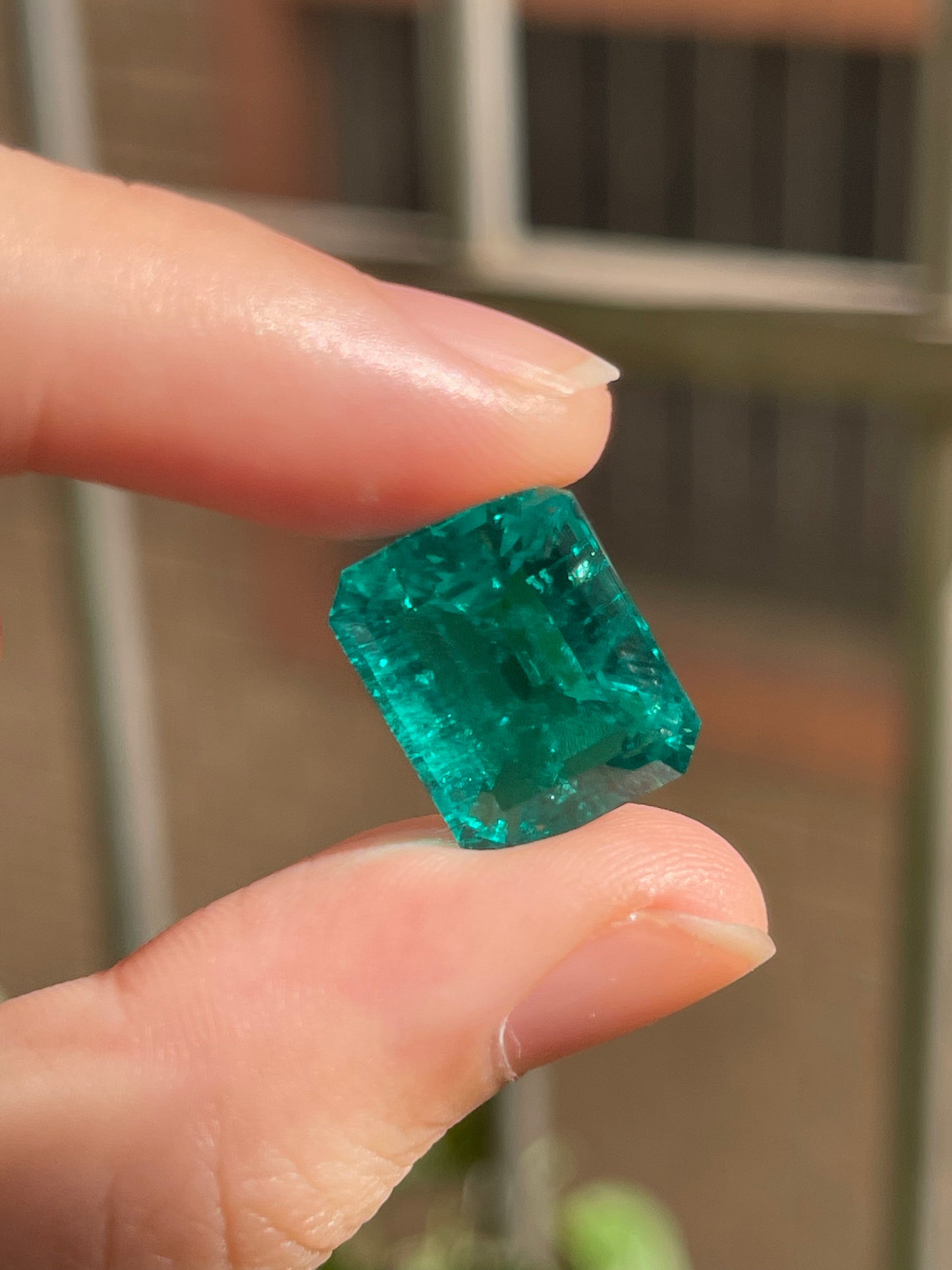 Pirmiana 11.5ct Emerald Cut Lab Grown Emerald