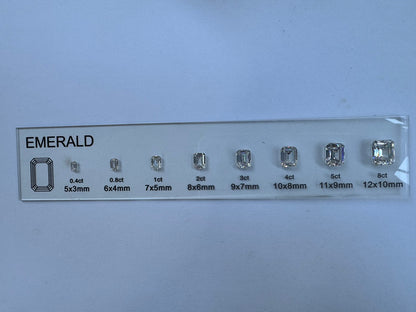 Diamond Comparison Set  5A Cubic Zirconia Jewelry Tools