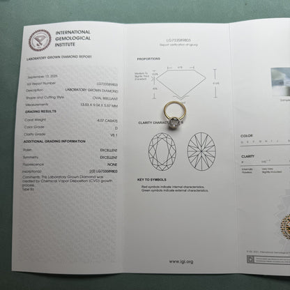 Pirmiana Jewelry Customized 18k White Gold 3ct Lab Grown Diamond Rings Engagement Wedding Band Rings for Women Fine Jewelry