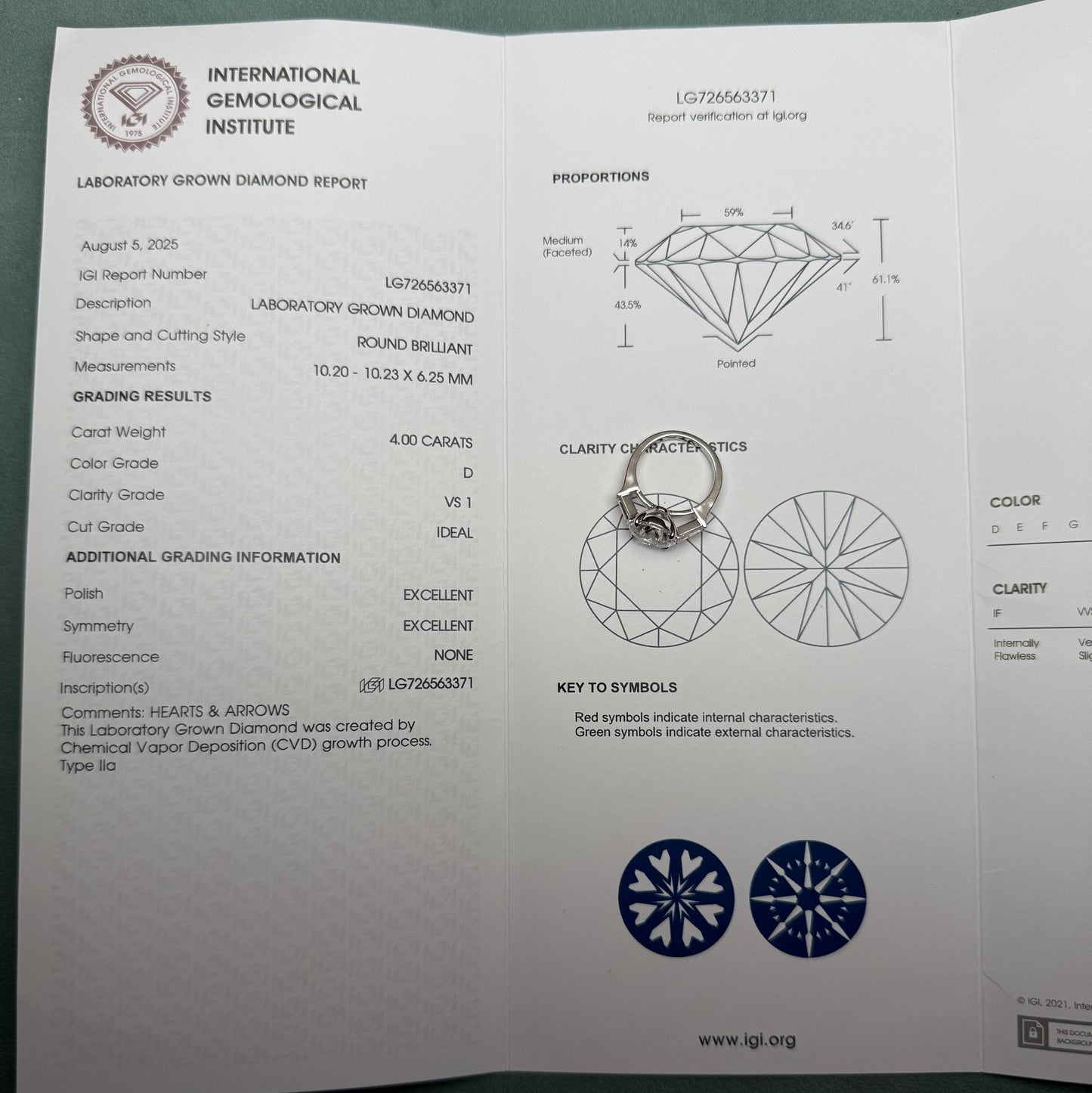 Pirmiana Jewelry Customized 14k White Gold 4ct Round Shape Lab Grown Diamond Engagement Wedding Band Rings for Women Fine Jewelry