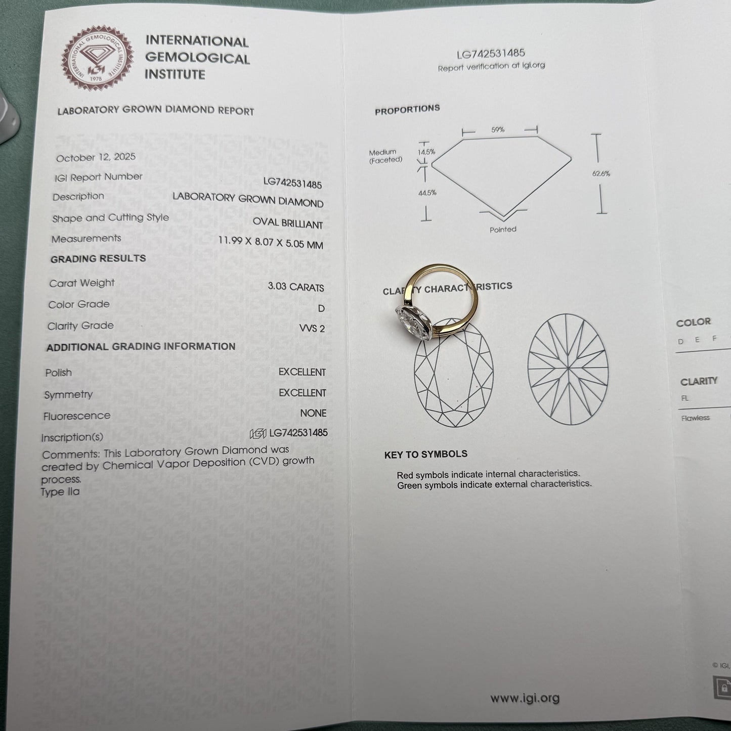 Pirmiana Jewelry Customized 18k Yellow Gold 3ct Lab Grown Diamond Rings Engagement Wedding Band Rings for Women Fine Jewelry