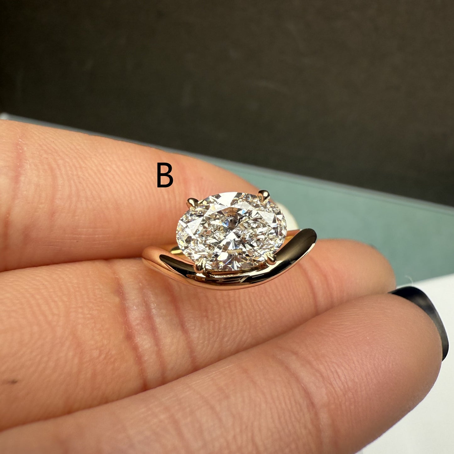 Pirmiana Jewelry Customized 14k Yellow Gold Lab Grown Diamond Rings Engagement Wedding Band Rings for Women Fine Jewelry