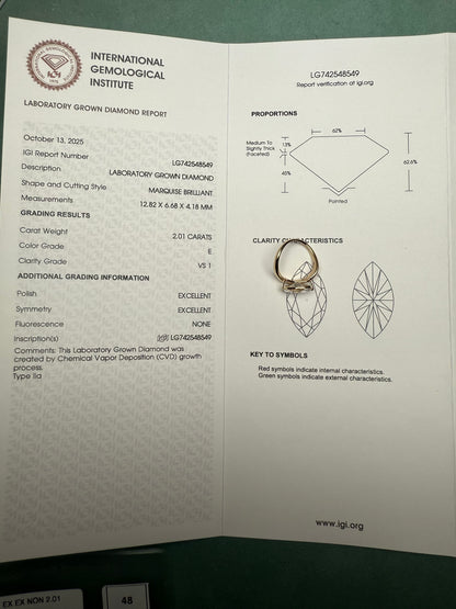 Pirmiana Jewelry Customized 14k Yellow Gold Lab Grown Diamond Rings Engagement Wedding Band Rings for Women Fine Jewelry