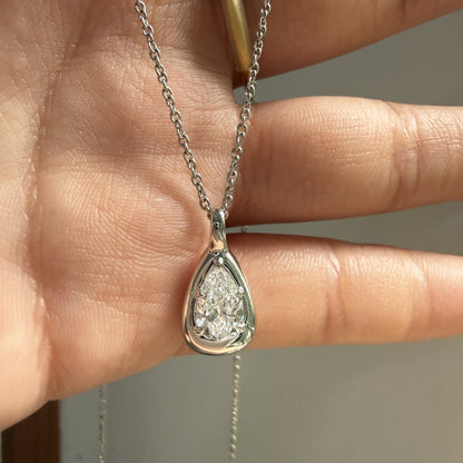 Pirmiana Jewelry Customized Platinum 1ct D VS1 Lab Grown Diamond Pendant for Women Party Gift