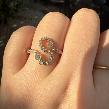 Pirmiana Jewelry Customized 14k Yellow Gold Lab Grown Diamond Rings Engagement Wedding Band Rings for Women Fine Jewelry