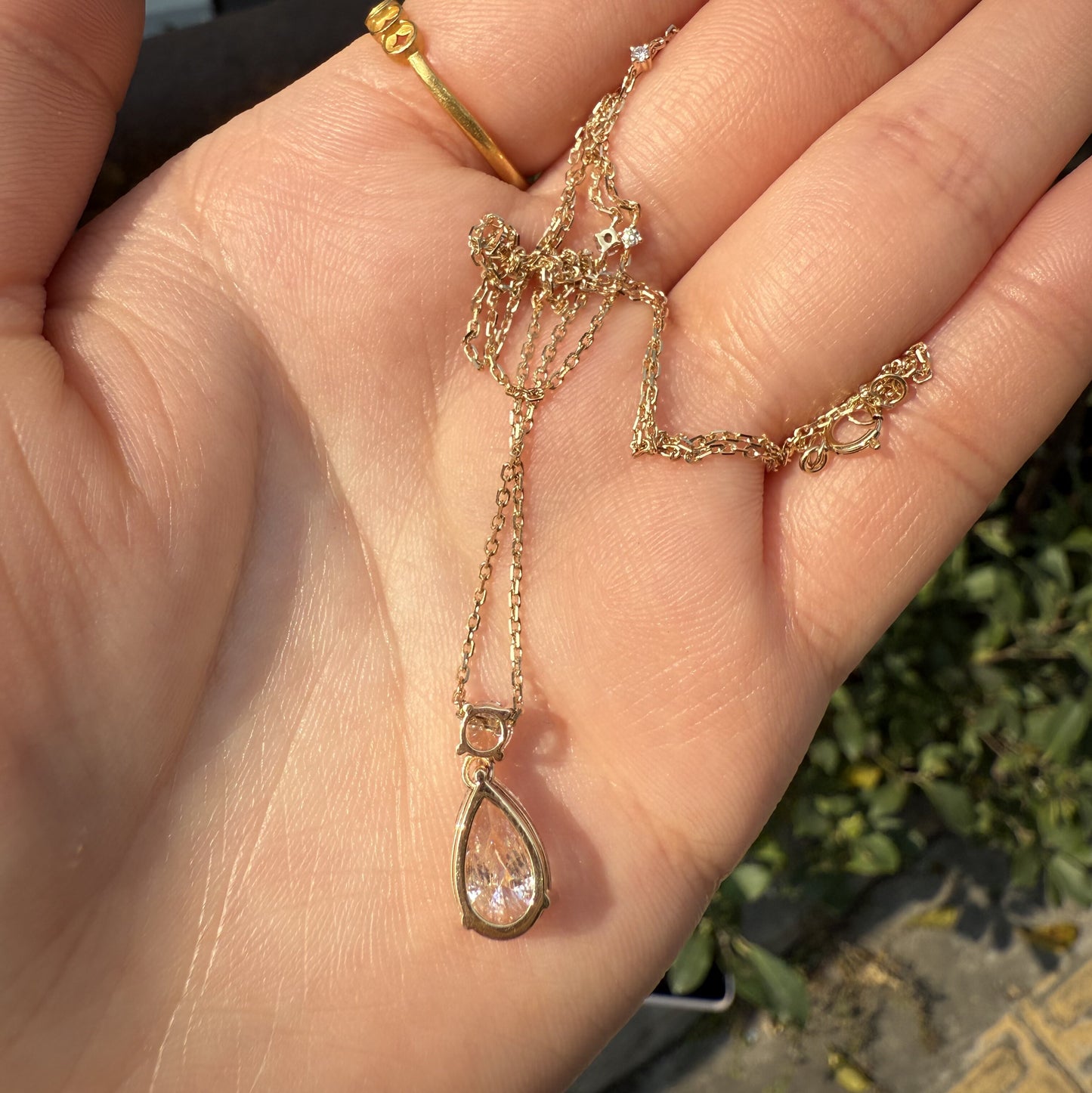 Pirmiana Jewelry Customized 18k Yellow Gold 2ct D VS1 Lab Grown Diamond Necklace for Women Party Gift