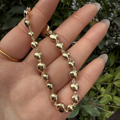 Pirmiana Jewelry Customized round Shape 14K Yellow Gold  DEF Each Lab Grown Diamond Eternity Bracelet Engagement for Women Fine Jewelry