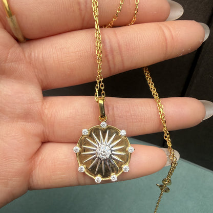 Pirmiana New Fashion Classic Moissanite Necklaces S925 Silver Jewelry Party Gift