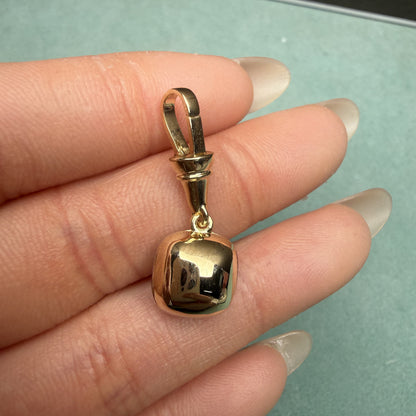 Primiana New Classic Style 9K 8X8mm 2.3ct Cushion Cut Lab Grwon Emerlad Pendant Girlfriend Gift