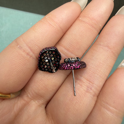 Pirmiana Customized 18k White Gold 1ct Each Lab Grown Diamond Earrings for Women Party Gift