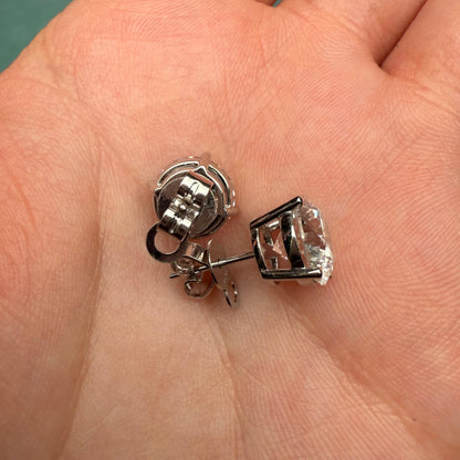 Pirmiana Custom Design 18K White Gold Earrings for Women 3ct F VS2 Lab Grown Diamond Jewelry