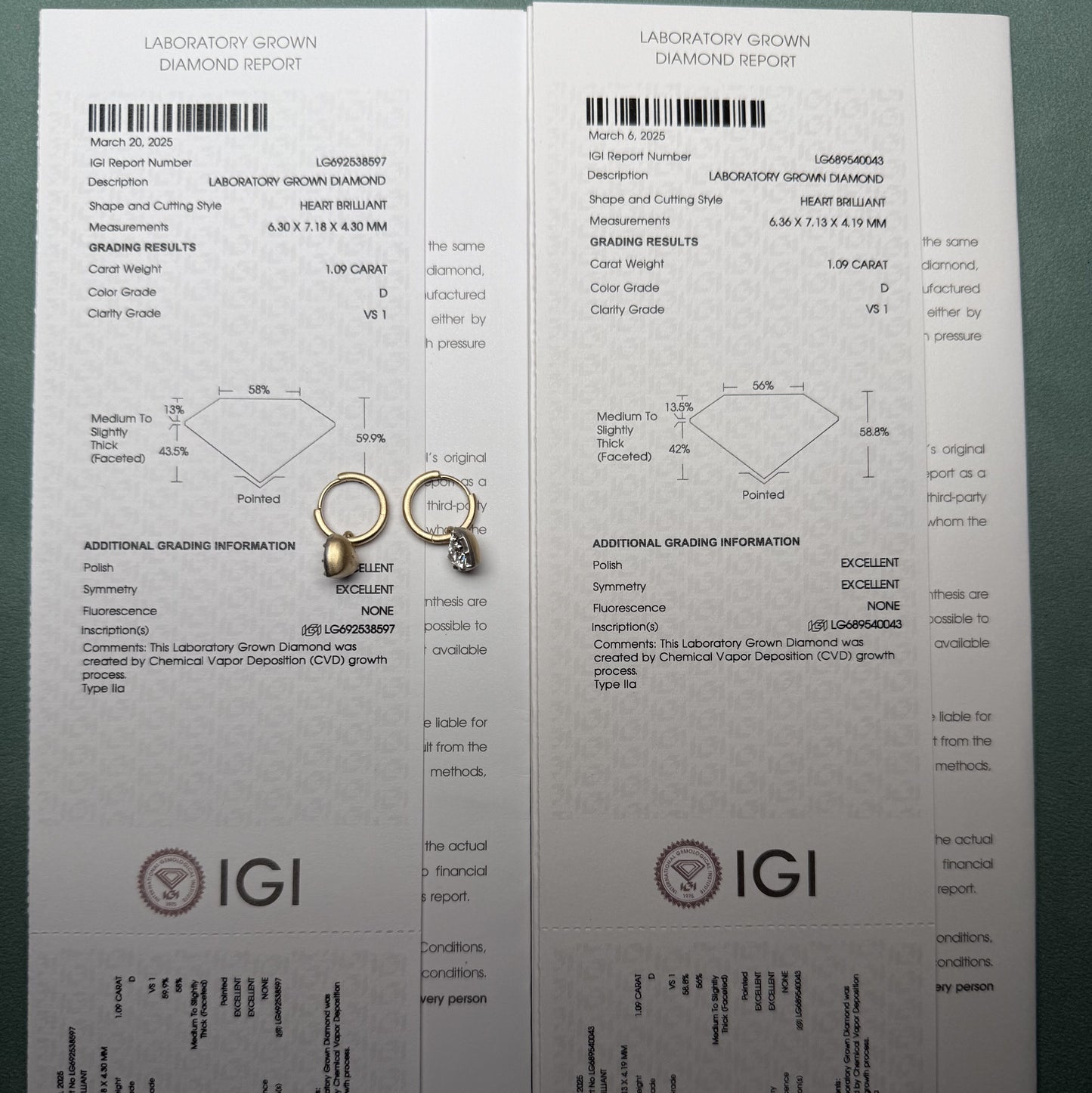 Pirmiana Customized 14k Yellow Gold 1ct Each Matte polishing Lab Grown Diamond Earrings for Women Party Gift