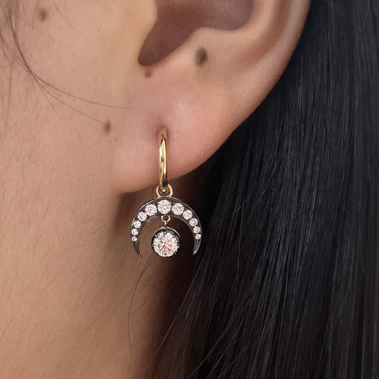 Pirmiana Customized 14k Yellow Gold 0.25ct eachLab Grown Diamond Earrings for Women Party Gift