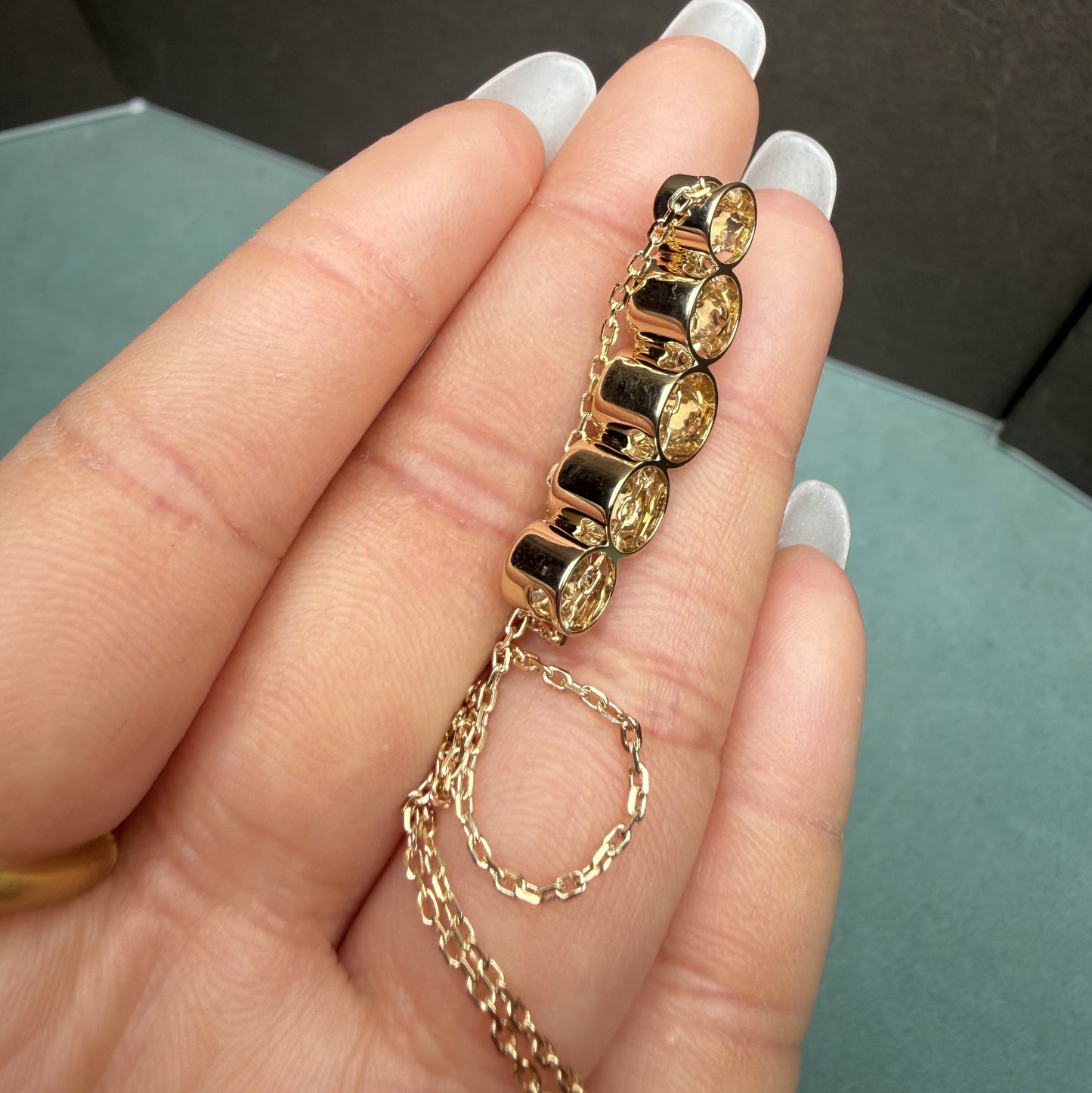 Pirmiana Jewelry Customized 14k Yellow Gold Lab Grown Diamond Necklace for Women Party Gift