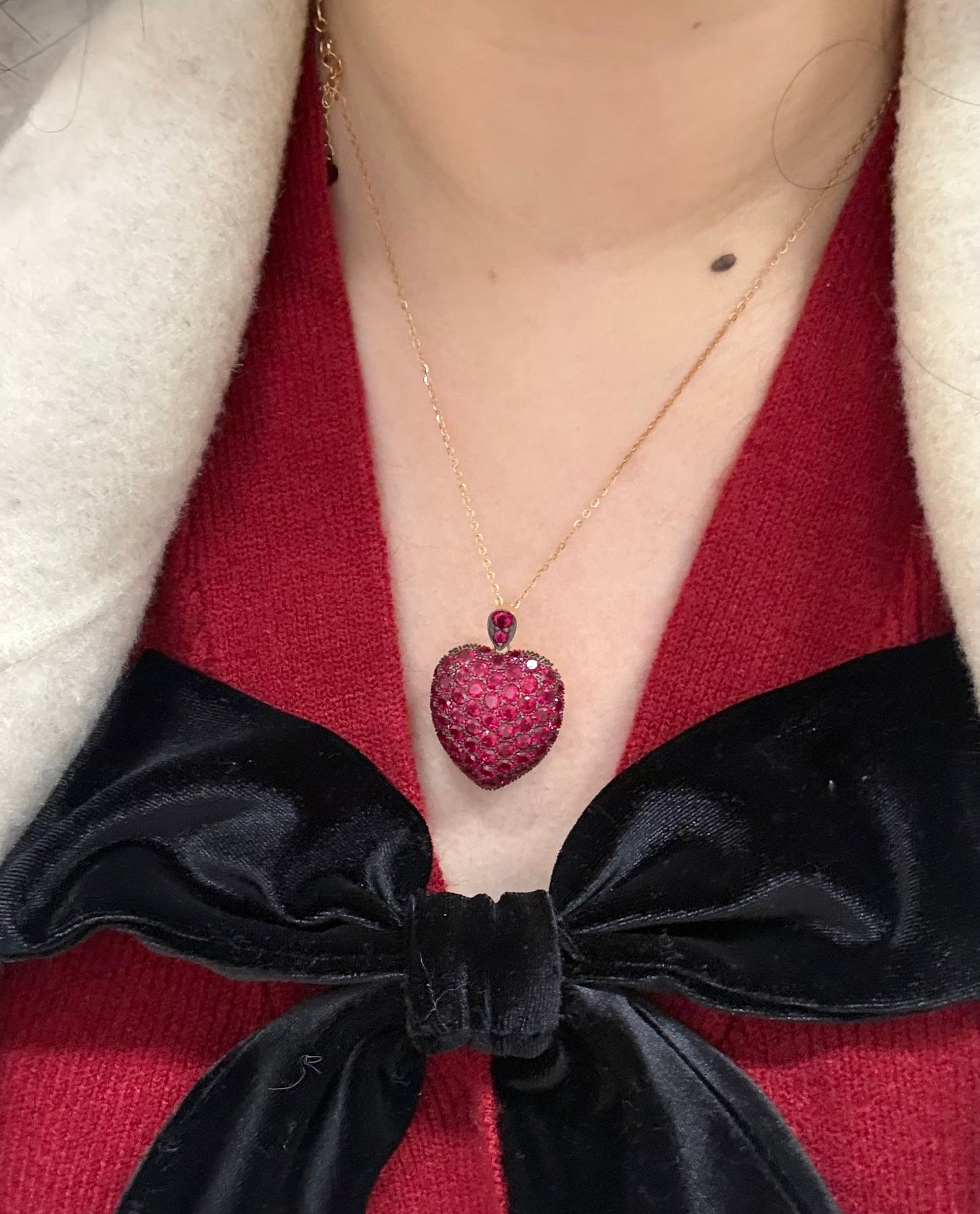 Primiana New Classic Style 9K Lab Grwon Emerlad Pendant Girlfriend Gift