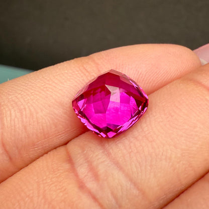 Pirmiana Cushion Cut Lab Grown Pink Sapphire Loose Gemstones for Jewelry Making