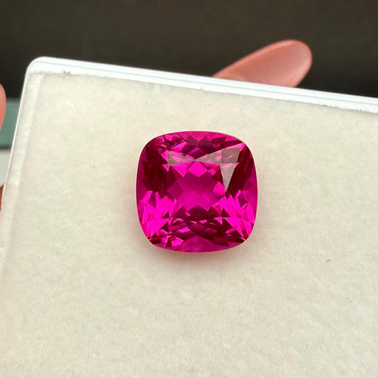 Pirmiana Cushion Cut Lab Grown Pink Sapphire Loose Gemstones for Jewelry Making