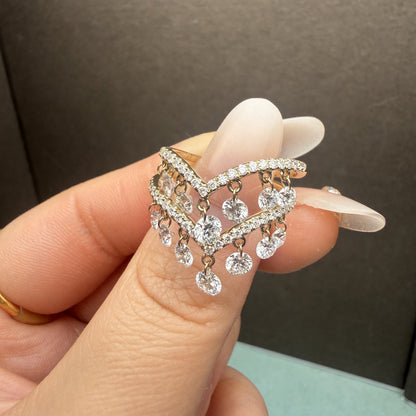 Pirmiana Jewelry Classic Design 14k yellow gold 1ct Total Lab Grown Diamond Ring Gemstone Jewelry