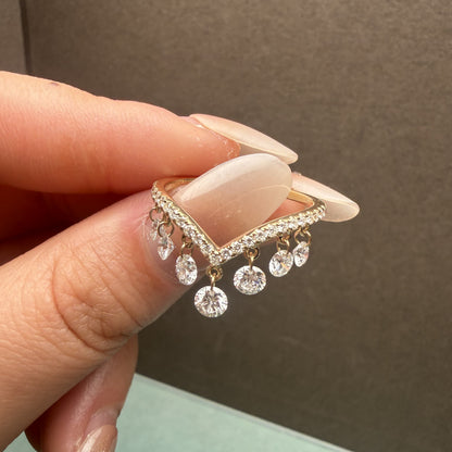 Pirmiana Jewelry Classic Design 14k yellow gold 1ct Total Lab Grown Diamond Ring Gemstone Jewelry