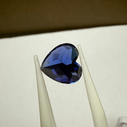 Pirmiana 9.27ct Heart Shape Lab Grown Sapphire Loose Gemstones for Jewelry Making