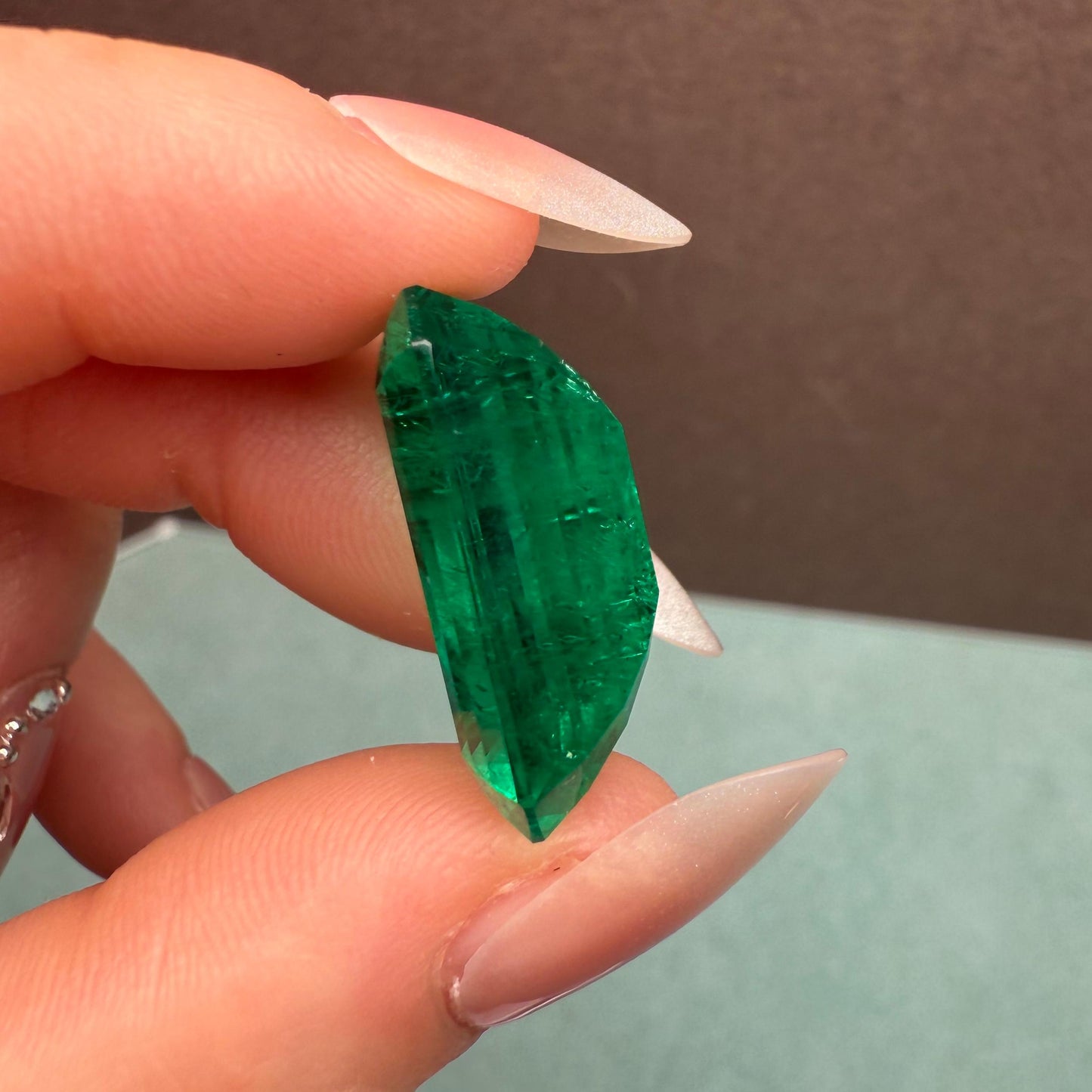 Pirmiana 22.68ct Emerald Cut Lab Grown Emerald