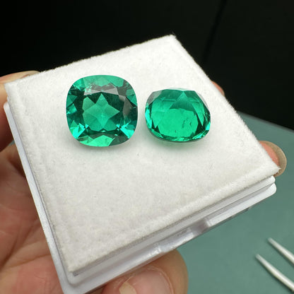 Pirmiana  0.84-5.97ct Antique Cut Lab Grown Emeralds Loose Gemstones for Jewelry Making