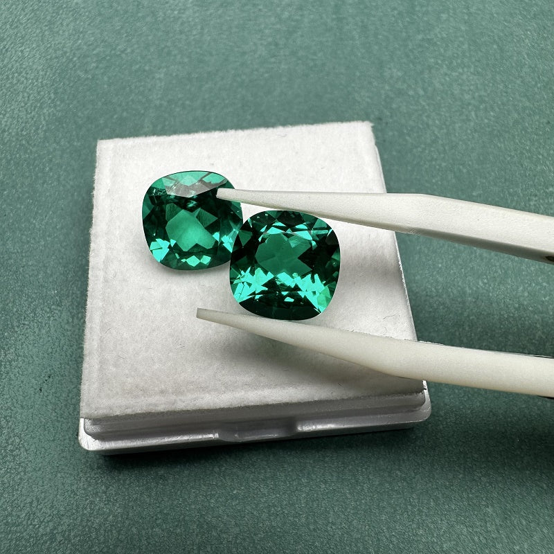 Pirmiana  0.84-5.97ct Antique Cut Lab Grown Emeralds Loose Gemstones for Jewelry Making