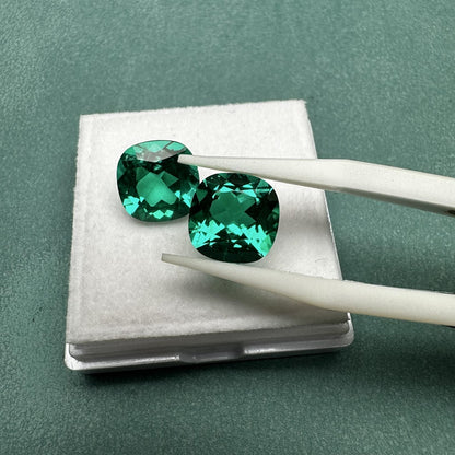 Pirmiana  0.84-5.97ct Antique Cut Lab Grown Emeralds Loose Gemstones for Jewelry Making