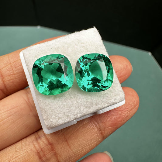 Pirmiana  0.84-5.97ct Antique Cut Lab Grown Emeralds Loose Gemstones for Jewelry Making