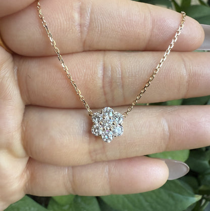 Ruif Jewelry Classic Design 18k yellow gold 0.7ct Total Lab Grown Diamond Pendant Necklace Gemstone Jewelry