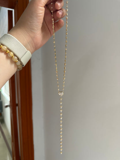 Pirmiana Jewelry Customized 14k Yellow Gold 2ct Lab Grown Diamond Necklace for Women Party Gift