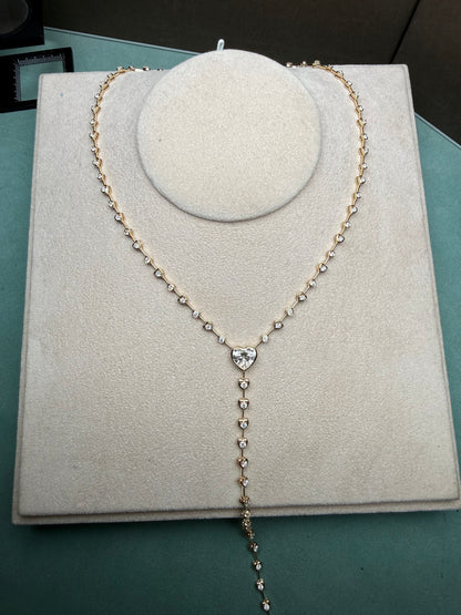 Pirmiana Jewelry Customized 14k Yellow Gold 2ct Lab Grown Diamond Necklace for Women Party Gift