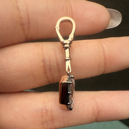 Pirmiana Jewelry Customized 18k Rose Gold 2ct Lab Grown Diamond Pendant for Women Party Gift