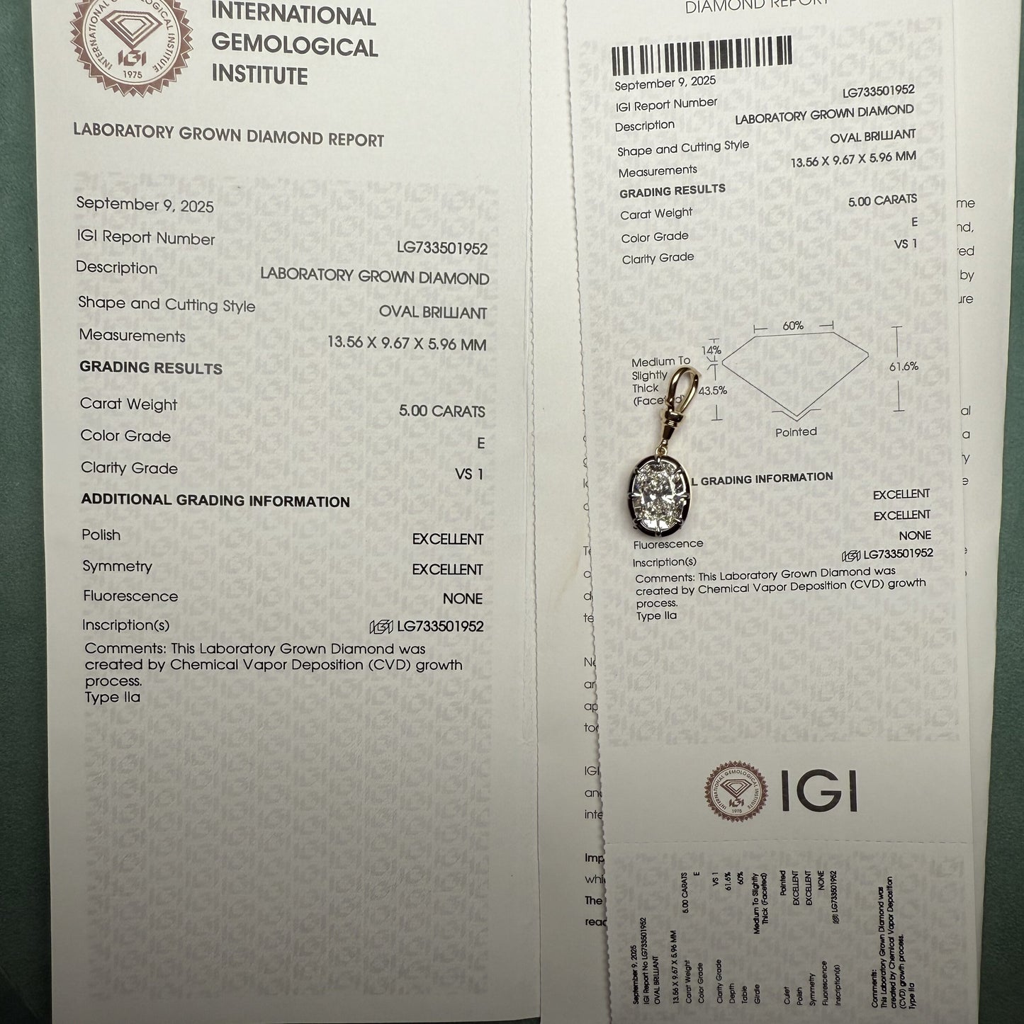 Primiana 2025 Hot Sale New Classic Style Black Gold Round Shape Necklace Wite 5ct Lab Diamond Prendant Girlfriend Gift