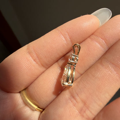 Pirmiana Jewelry Customized 18k Yellow Gold 1.5ct D VVS2 Lab Grown Diamond Pendant for Women Party Gift