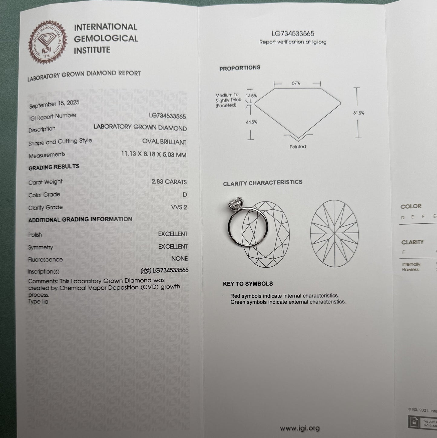 Pirmiana Jewelry Customized Platinum 2.8ct Oval Shape Lab Grown Diamond Engagement Wedding Band Rings for Women