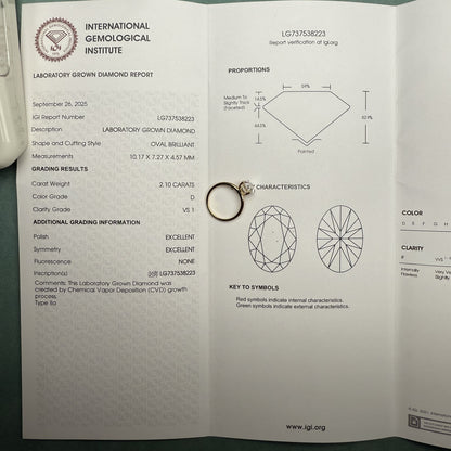 Pirmiana Jewelry Customized 18k Yellow Gold 2ct oval shape Lab Grown Diamond Engagement Wedding Band Rings for Women