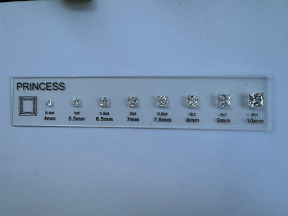 Diamond Comparison Set  5A Cubic Zirconia Jewelry Tools