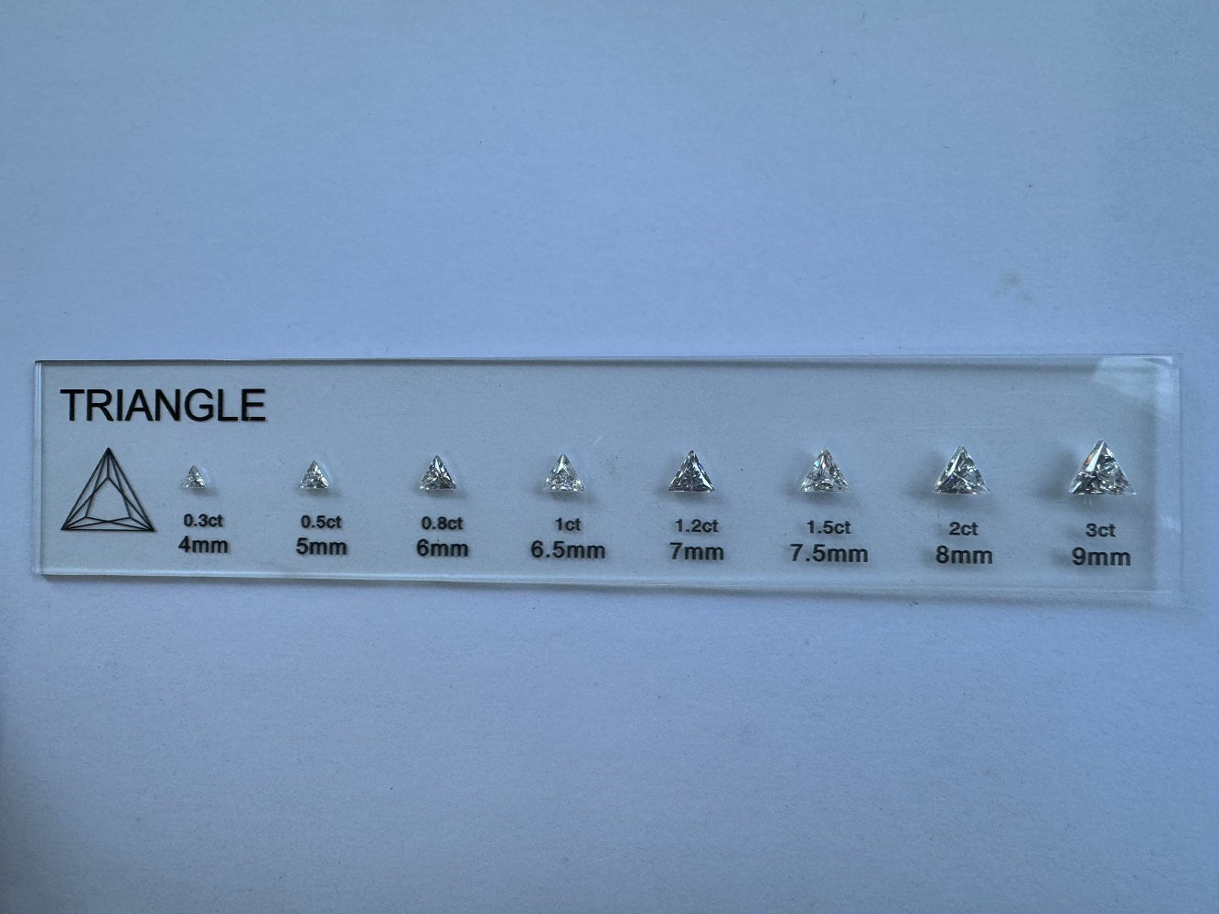 Diamond Comparison Set  5A Cubic Zirconia Jewelry Tools