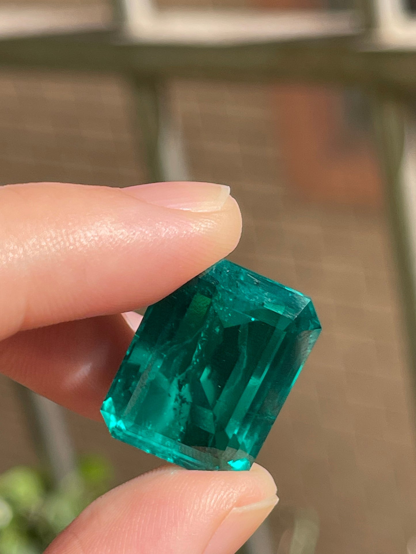Pirmiana 27.73ct Emerald Cut Lab Grown Emerald