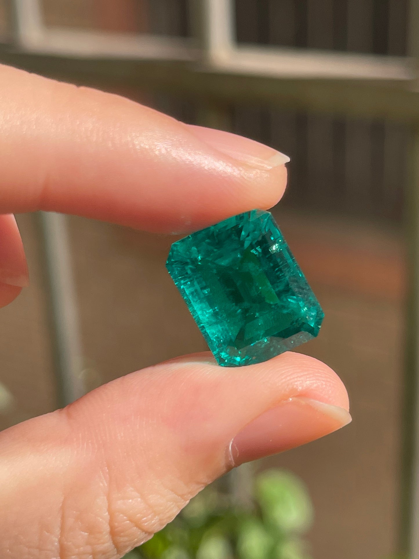 Pirmiana 11.5ct Emerald Cut Lab Grown Emerald
