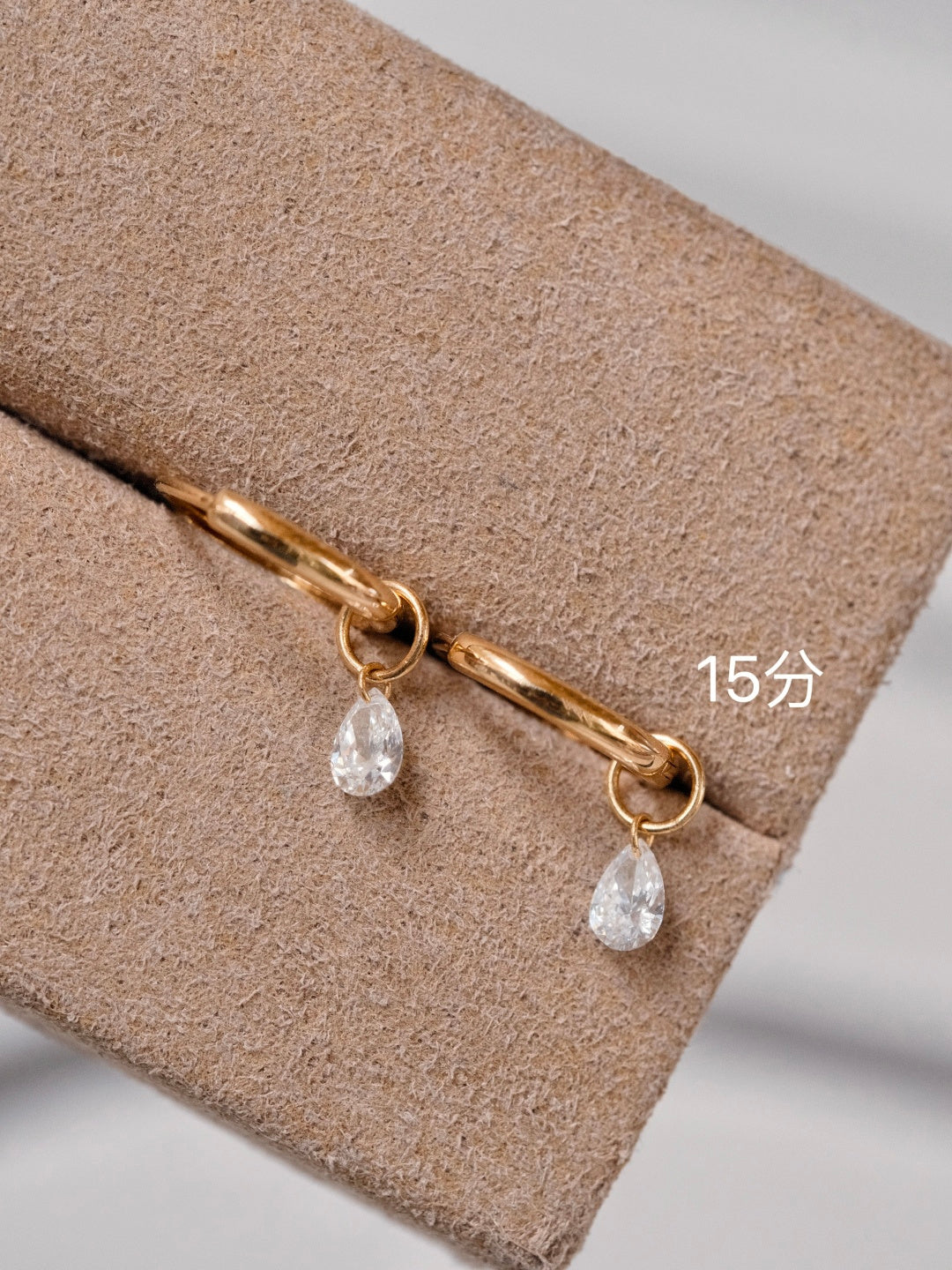 Pirmiana Customized 18k Yellow Gold Lab Grown Diamond Earrings for Women Party Gift