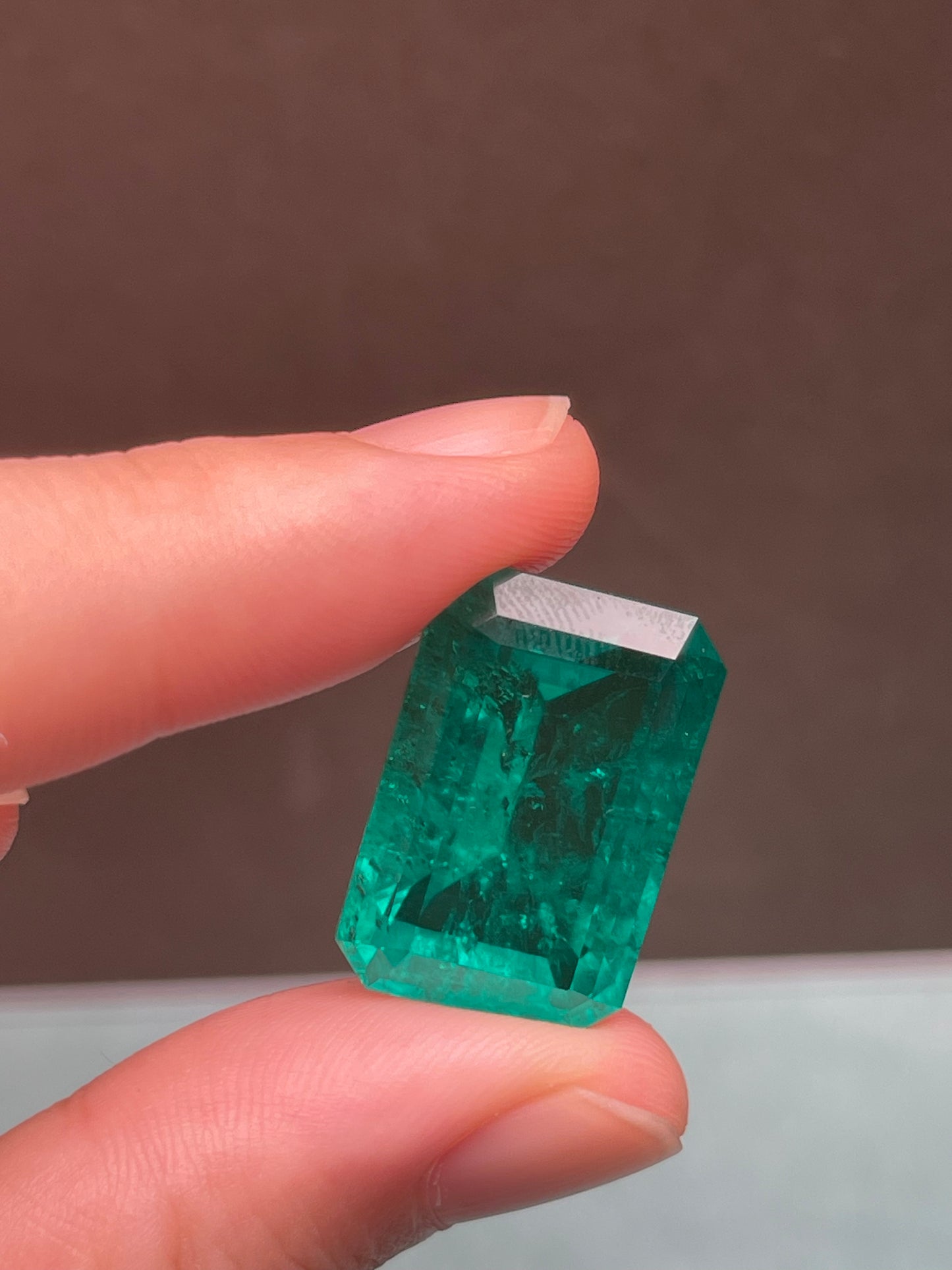 Pirmiana 26.64ct Emerald Cut Lab Grown Emerald