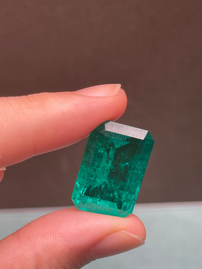 Pirmiana 26.64ct Emerald Cut Lab Grown Emerald